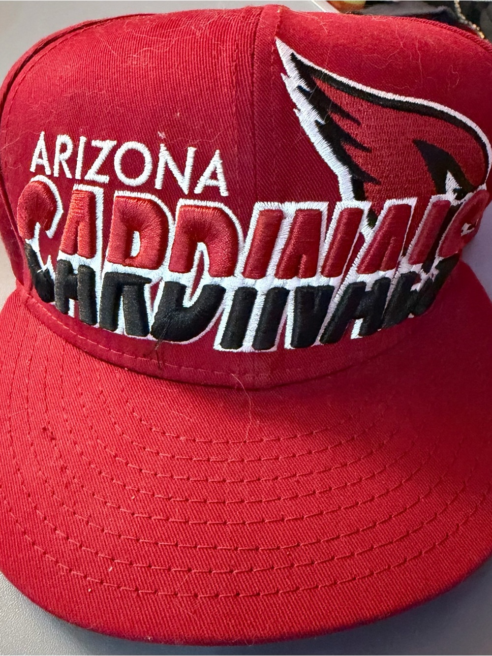 Arizona Cardinals Red Embroidered Snapback Hat